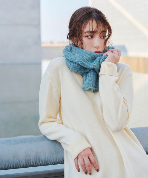 Tiaclasse ニット セーター 「洗える」重ね着風ニットトップス