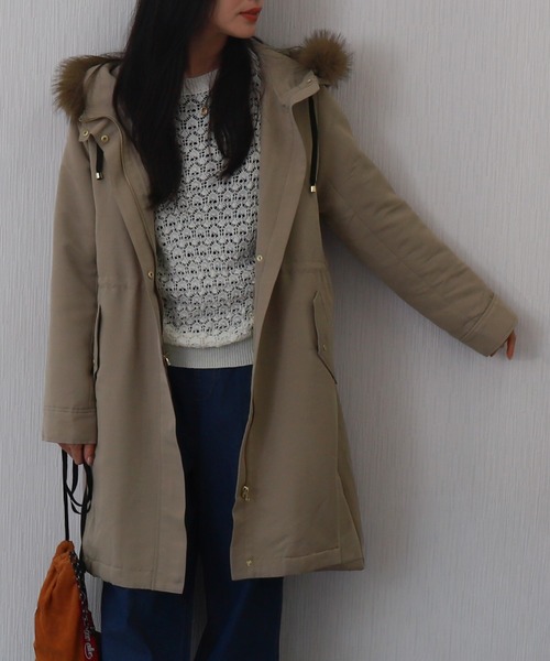 libelle more（リベル モア） モッズコート コート 「撥水加工付」裏