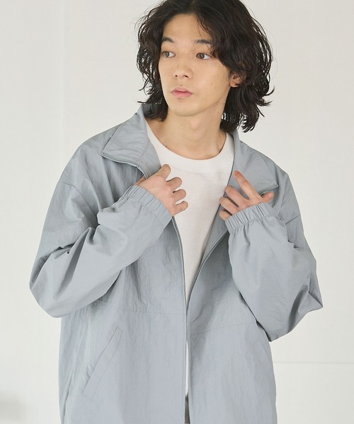 The unormwind ブルゾン アウター 「セットアップ対応」刺繍ロゴ