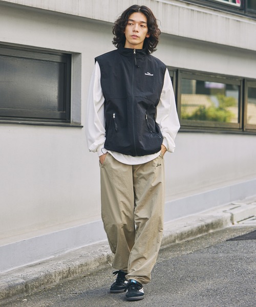 The unormwind パンツ 「セットアップ対応」刺繍ロゴワッシャー