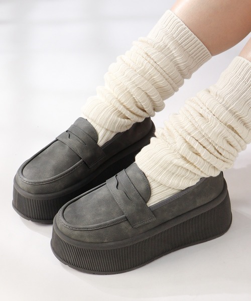 LOVEHUNTER（ラブハンター） ローファー +7.5cm 軽量厚底 スニーカー