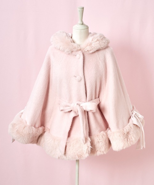 mellfy memory（メルフィーメモリー） ポンチョ Milky Sugar ribbon