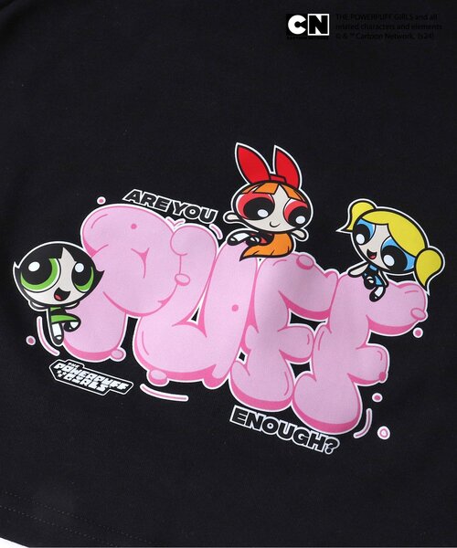 algy（アルジー） パーカー 「パワーパフ ガールズコラボ」ラグ