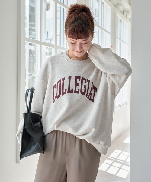 Spick＆Span（スピック アンド スパン） トレーナー スウェット ロゴ