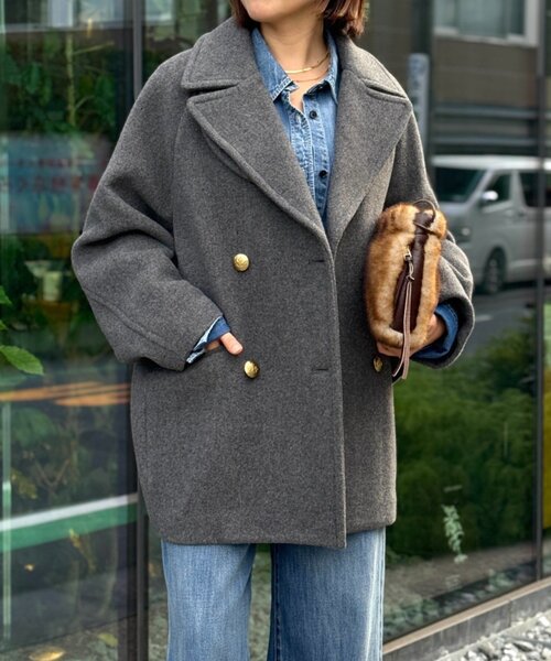 RIVE DROITE（リヴドロワ） ピーコート pコート 「リバイバル/新色追加