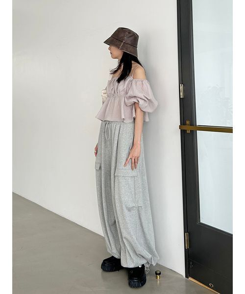 SNIDEL（スナイデル） ブラウス シャツ オフショルフリルブラウス