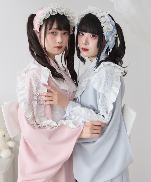 DearMyLove 浴衣 フリルレースプリンセス浴衣 レディース : ZOZOTOWN