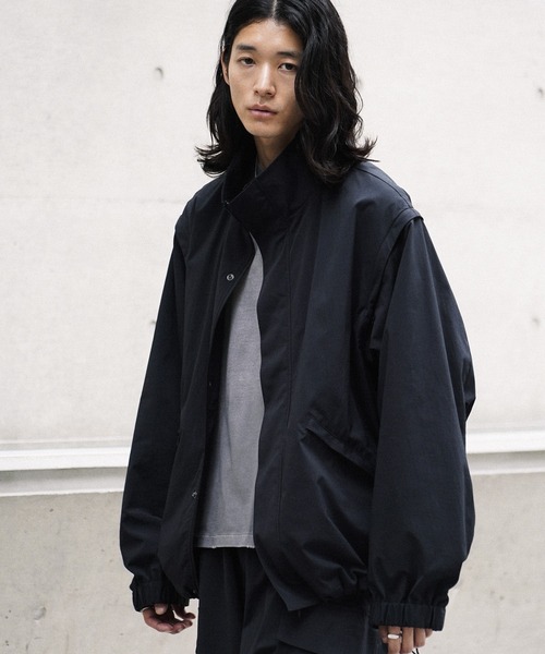WYM LIDNM ブルゾン アウター MINIMAL 2WAY TRACK ZIP BLOUSON メンズ