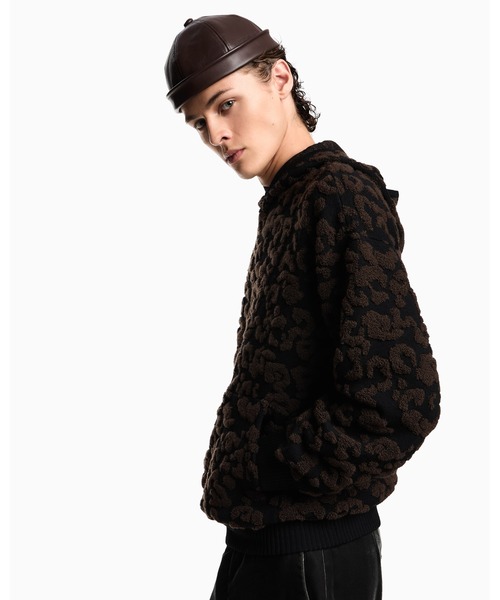 EMPORIO ARMANI セーター ニット 「エンポリオ アルマーニ」フード付き