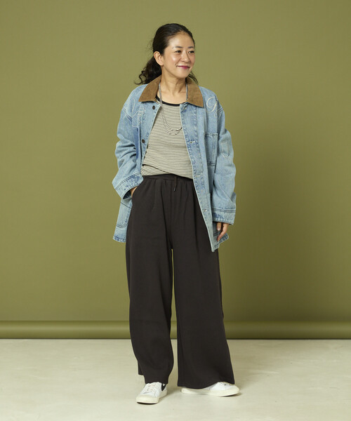 Freada（フリーダ） パンツ サーマルワイドパンツ ”Plain” レディース