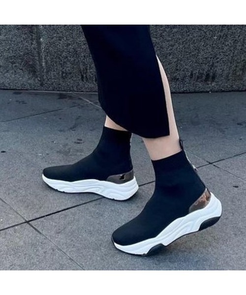 diana（プラスダイアナ） ブーツ 軽量ニットソックススニーカーブーツ