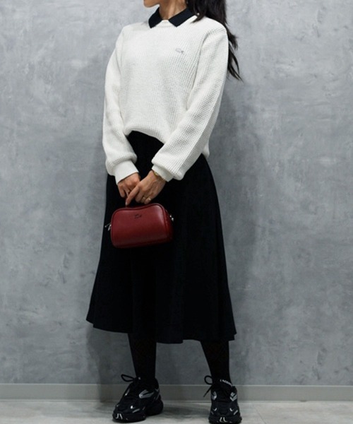 LACOSTE（ラコステ） セーター ニット ローゲージ バスケット編み