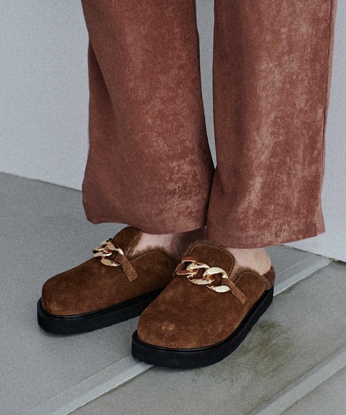 MOHI（モヒ） スリッポン 「MOHI/モヒ」チェーンファーサボ レディース