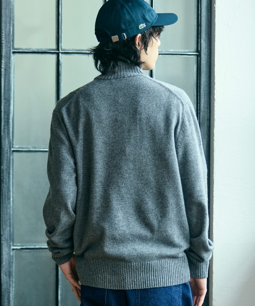 LACOSTE（ラコステ） セーター ニット ハイネックハーフジップ ウール