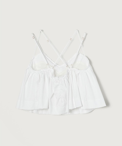 anuans（アニュアンス） ブラウス シャツ ウィングギャザーキャミ