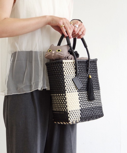 かごバッグ カゴバッグ WOVEN (ウーヴン) / メキシコ製 メルカドバッグ