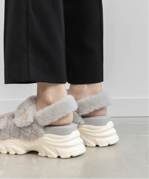 RANDA（ランダ） サンダル キルティングファースポーツサンダル