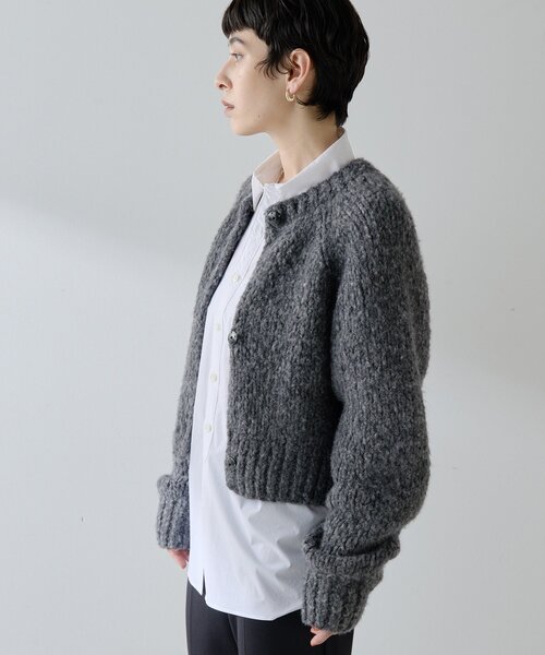 Whim Gazette（ウィム ガゼット） カーディガン ハンドニット