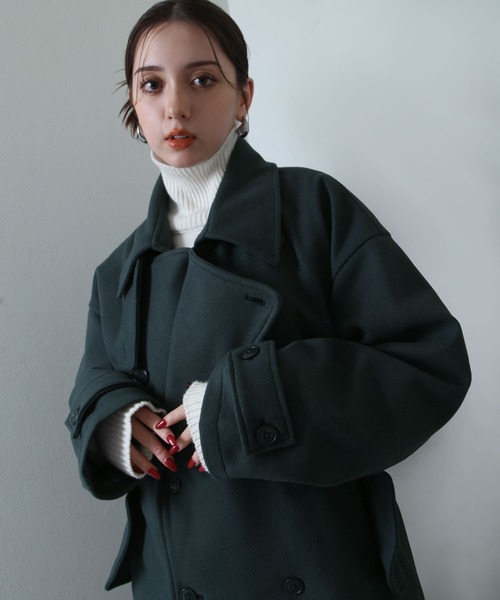 Nilway（ニルウェイ） ステンカラーコート コート ウールライク