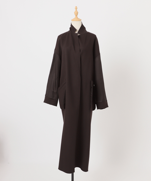 AP STUDIO コート アウター チェスターリバーコート レディース