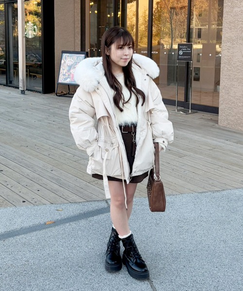 frunco モッズコート コート 「ZOZOTOWN限定」フード付きモッズコート