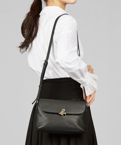 agnes b.（アニエスベー） ショルダーバッグ バッグ レザーショルダー
