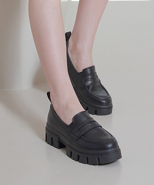 Bussola（ブソラ） ローファー 「bussola」撥水厚底デザインソール