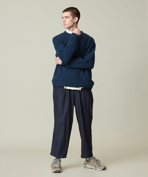 J.PRESS YORK STREET セーター ニット 「UNISEX」アランケーブルニット