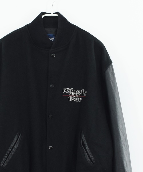 VINTAGE スタジャン 「ヴィンテージ古着」ZIMA BLACK Comedy Tour