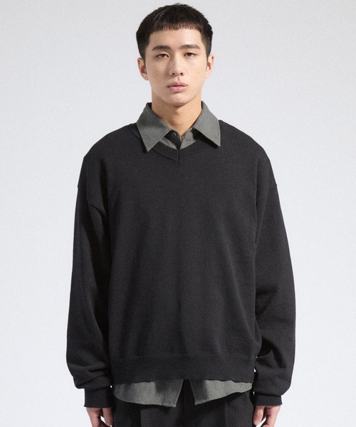 Parts Lab. セーター ニット 「Parts Lab.」Basic Cotton Linen Kint