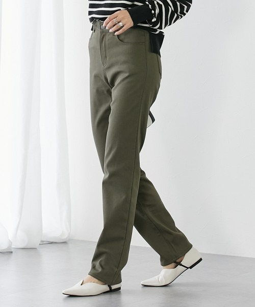 slattgir（スラットジール） パンツ 高身長 ストレッチ裏フリース