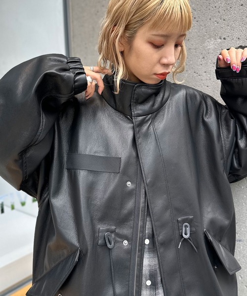 CIAOPANIC（チャオパニック） モッズコート コート フェイクレザー