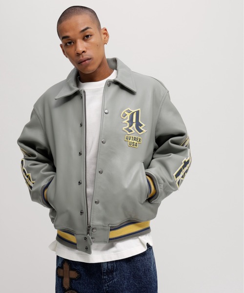 AVIREX（アヴィレックス） スタジャン メンズ レディース : ZOZOTOWN