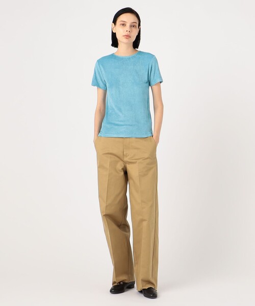 UNION LAUNCH チノパン ワイドチノ パンツ レディース : ZOZOTOWN