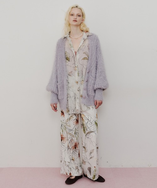 LA BELLE ETUDE（ラベルエチュード） カーディガン フェザーヤーン