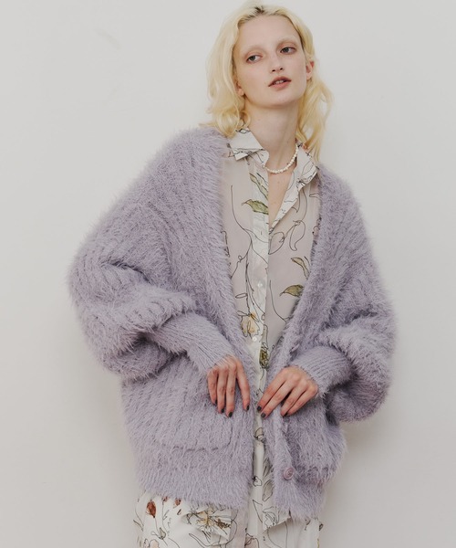 LA BELLE ETUDE（ラベルエチュード） カーディガン フェザーヤーン