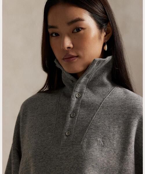 POLO RALPH LAUREN（ポロ・ラルフローレン） リブトリム モックネック