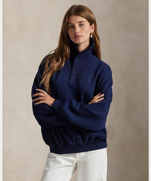 POLO RALPH LAUREN（ポロ・ラルフローレン） リブトリム モックネック