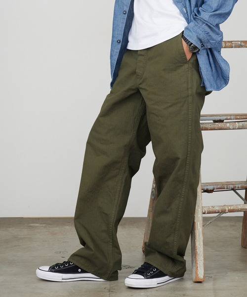 orSlow（オアスロウ） チノパン WIDE FIT FRENCH WORK PANTS ワイド