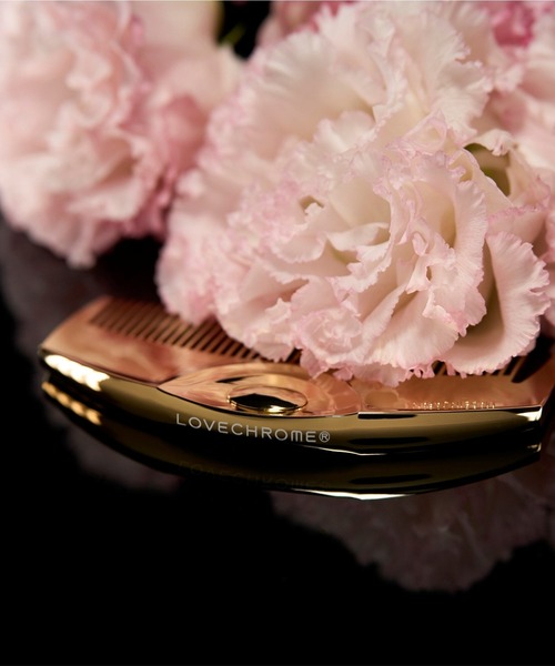 LOVECHROME（ラブクロム） ヘアブラシ (R)K24GPツキ ゴールド