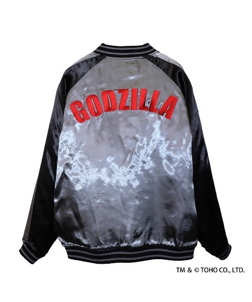 PANDIESTA（パンディエスタ） スカジャン ゴジラ × 錦nishiki 月下桜