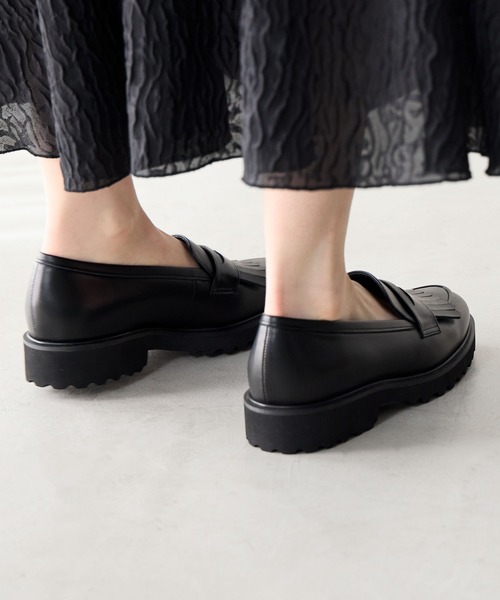 HIMIKO ローファー 「Made in Japan」「撥水」トラックソールコイン