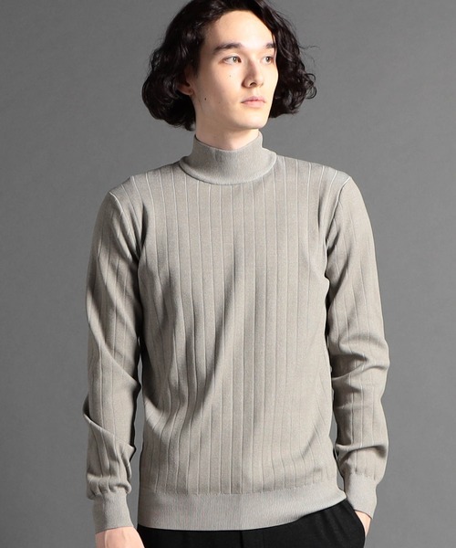 MONSIEUR NICOLE（ムッシュニコル） セーター ニット ワイドリブ