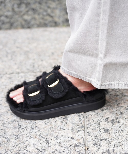 MOHI（モヒ） サンダル ファーサンダル レディース : ZOZOTOWN Yahoo