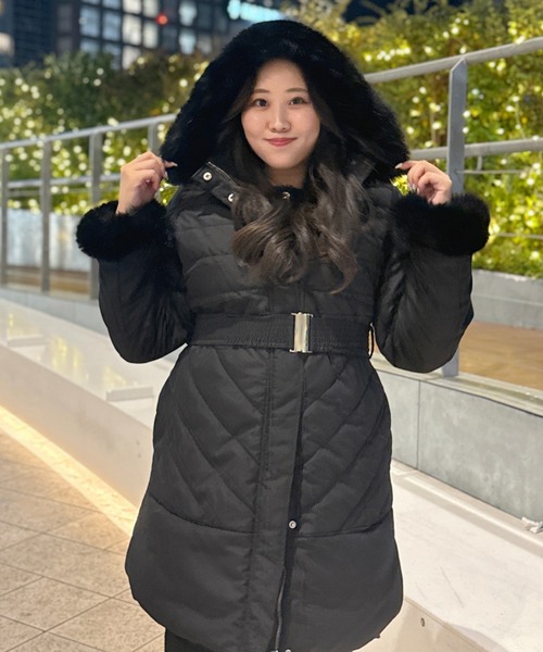 SMILELAND ダウンコート ダウンジャケット 「大きいサイズ」「らめ