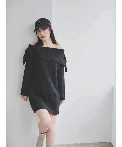 dazzlin（ダズリン） ワンピース 「ZOZOTOWN限定」リボンオフショル