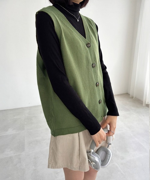 miniministore（ミニミニストア） ベスト ジレ ニットベスト