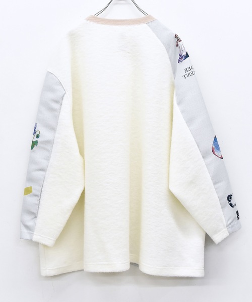 STOF（ストフ） セーター ニット FLAGMENTS MIX PULLOVER メンズ