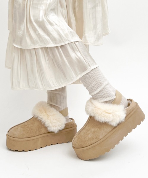 Shoes in Closet（シュークロ） スリッポン 「新色追加」軽量厚底