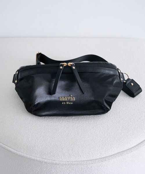 LANVIN en Bleu ウエストポーチ ウエストバッグ パデッドボディバッグ